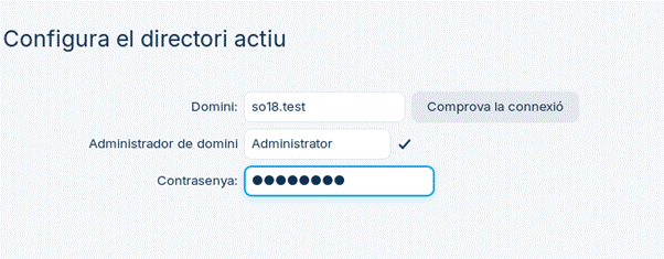 Afegint el equip en el Samba4